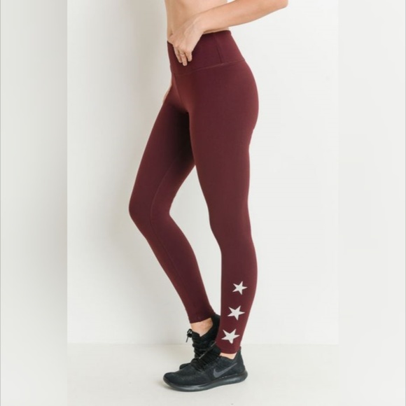 Mono B / Leggings Hut Pants - Triple Stars Full Leggings Yoga Pants